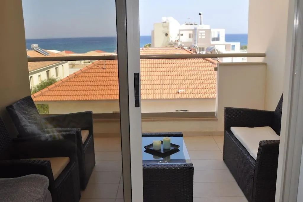公寓 Aphrodite Sea View Suite 普罗塔拉斯